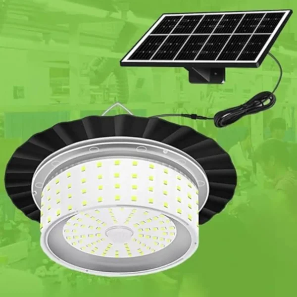 Solar Shed Light, 2025 Upgraded Pendant Light with Moving Sensor for Summer，244 LED 360° Waterproof Floodlight with Remote Cont - Image 4